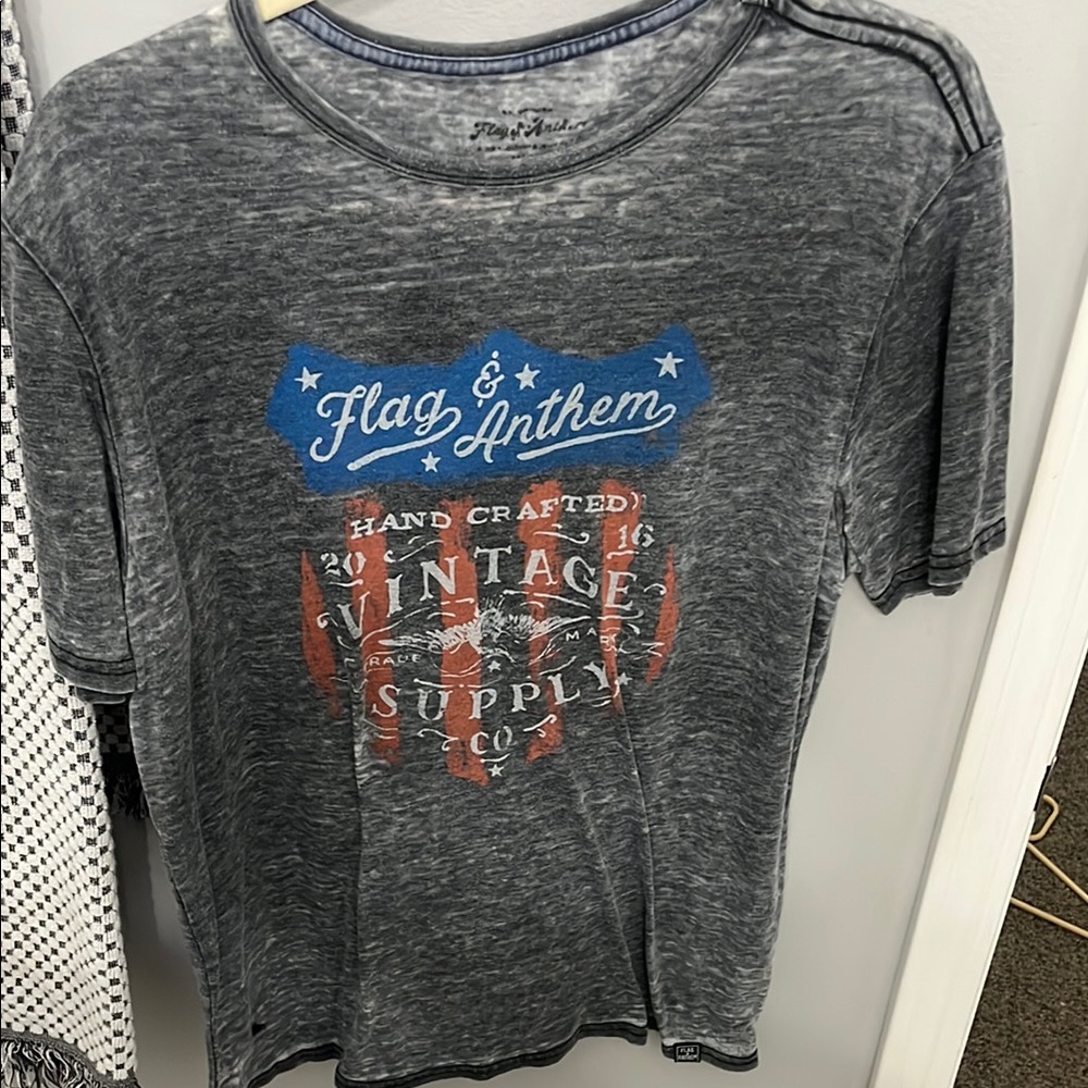 Flag & Anthem Gray Graphic T-Shirt
